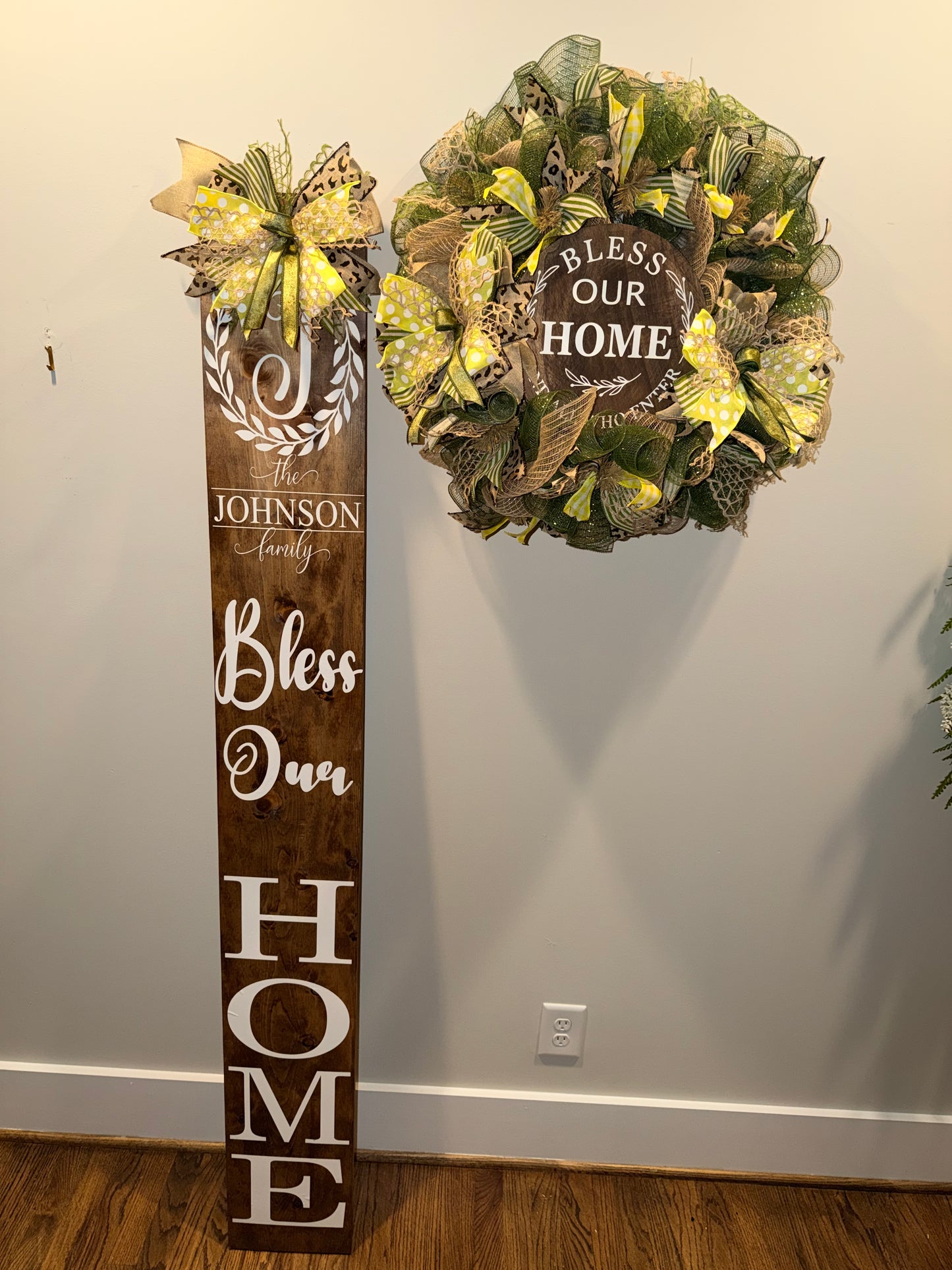 Luxury Yellow Spring Wreath