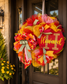 Personalized Summer Mesh Wreath | Custom Name Wreath| Bright Luxury Door Decor | Fuzzy’s World