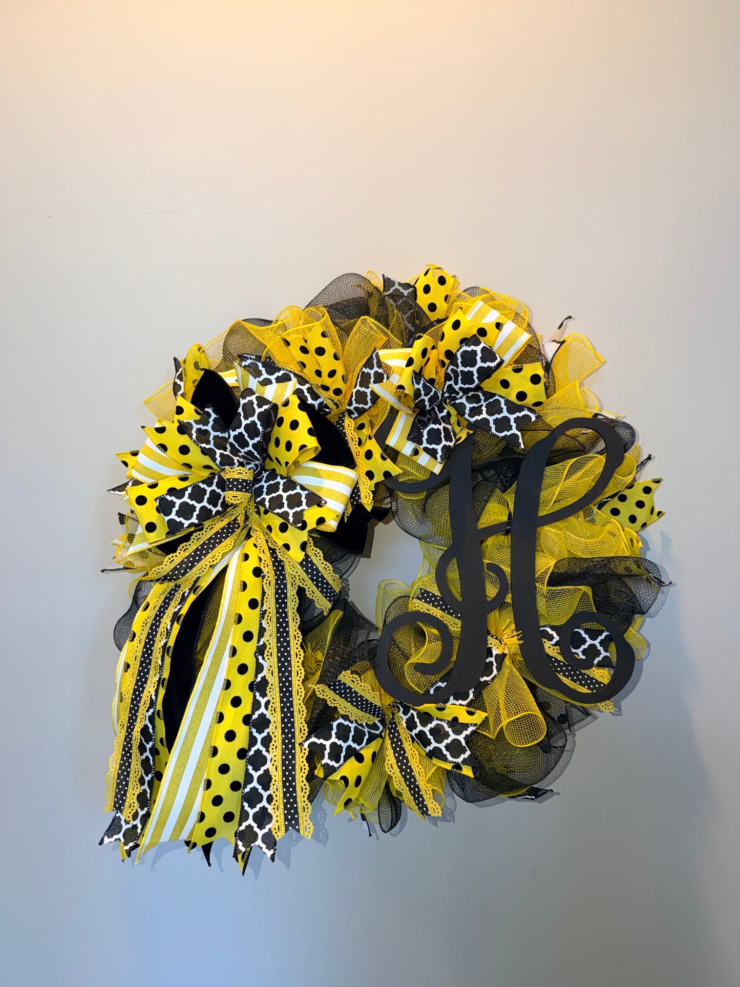 The 2 Bold Luxe Monogram Wreath Set