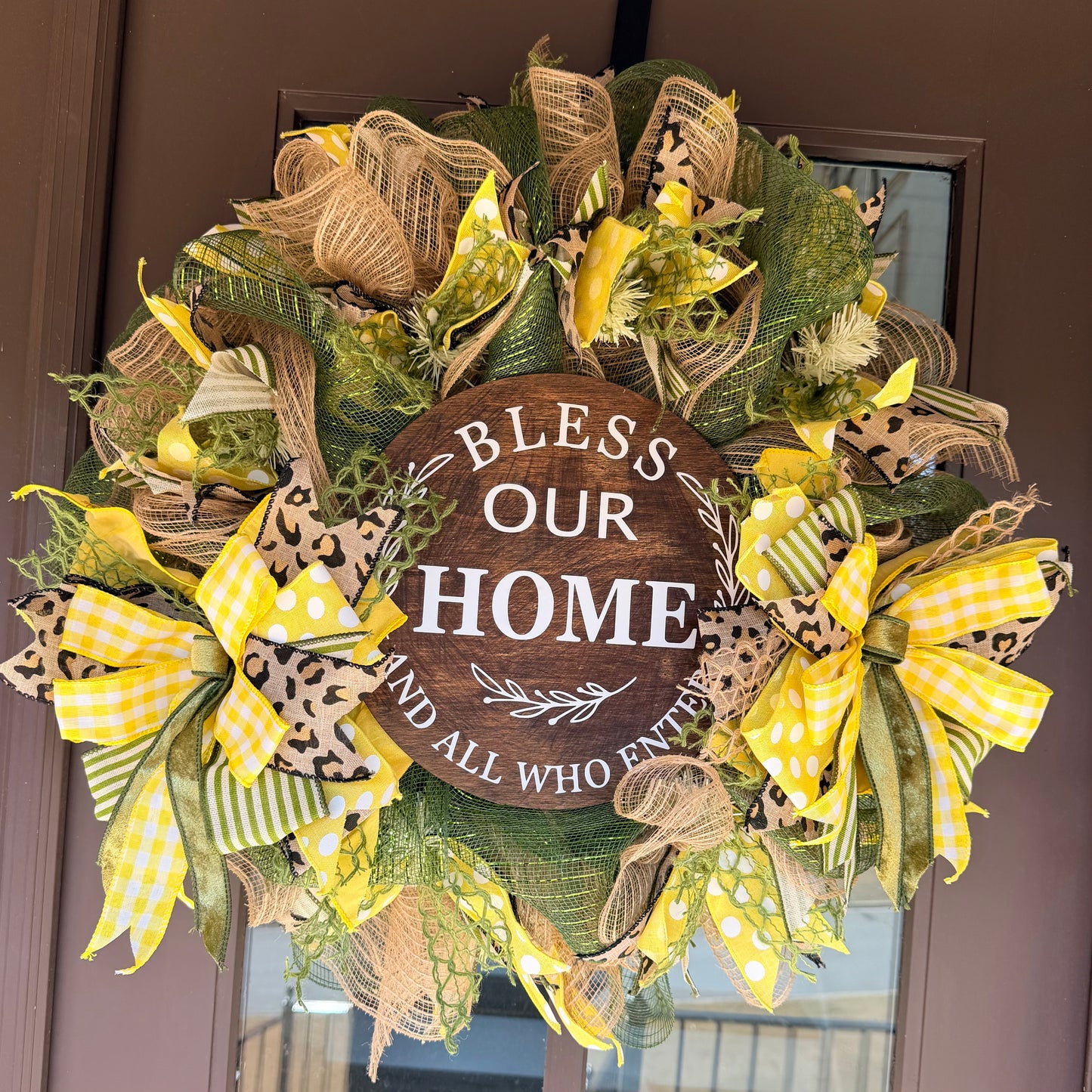 Luxury Yellow Spring Wreath